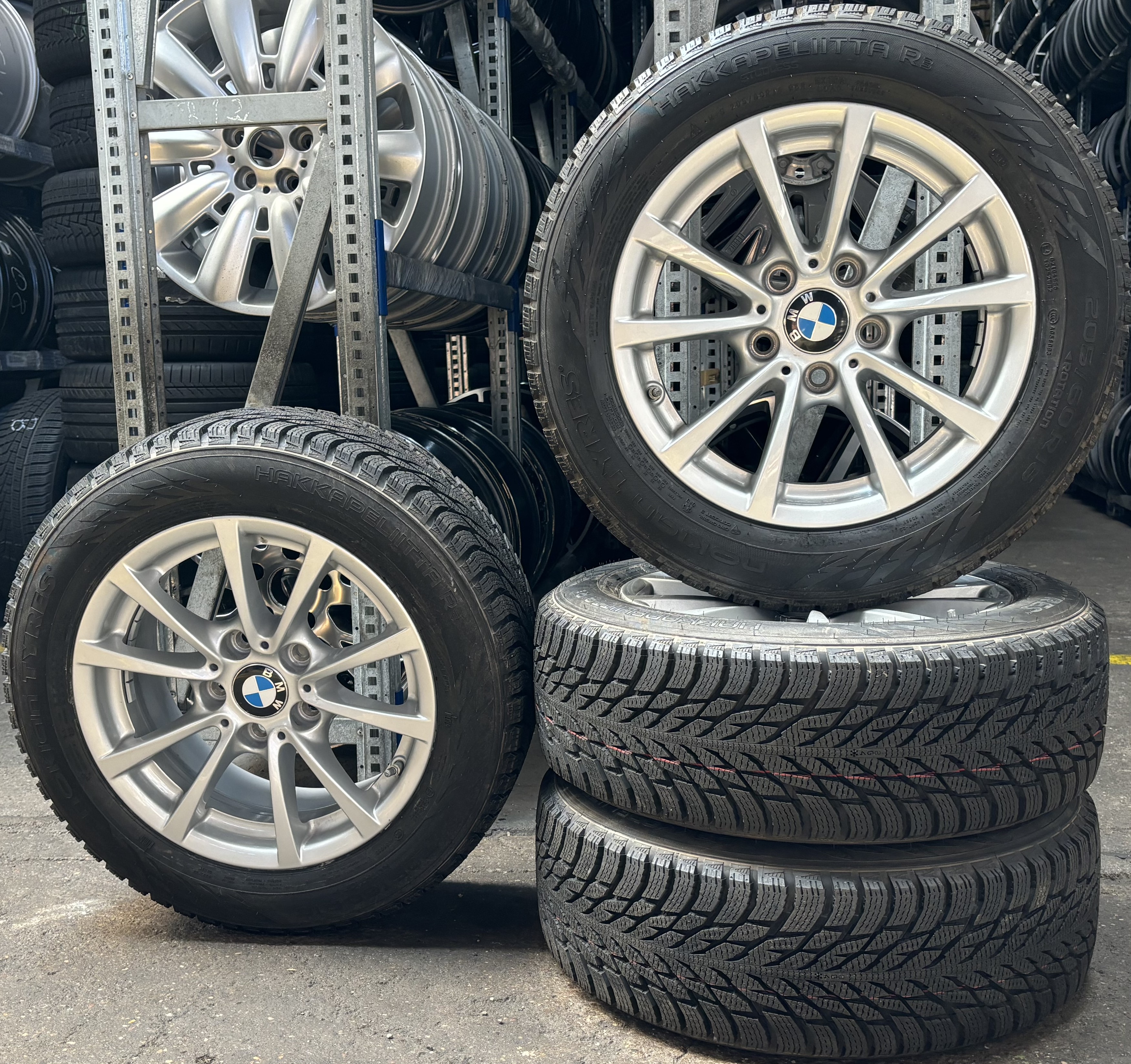 FS: 3 Series OEM winter set run flats 225/45/R18 - BMW 3